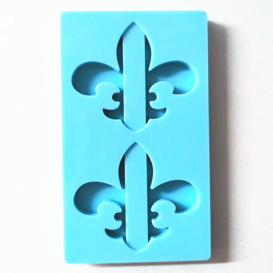 Fleur de Lis Straw Topper Mold